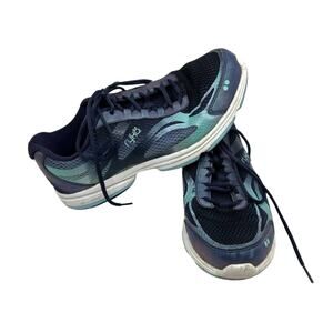 Ryka Sneakers Women's Devo Plus 2 Blue Walking Shoes Lace Up Size 8.5M